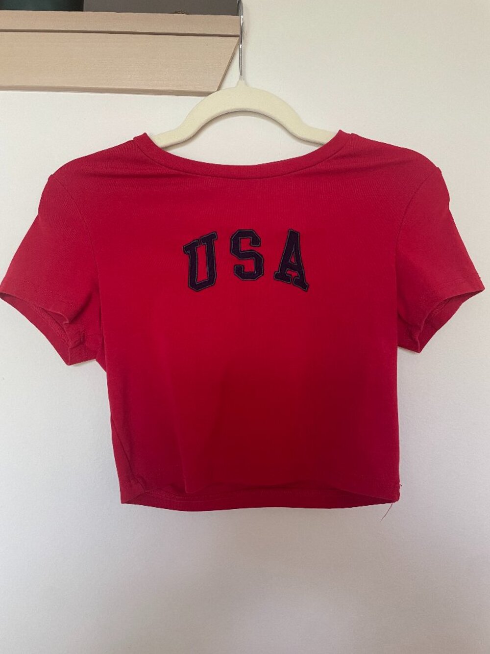 LovePoem USA Crop Top - Large (fits like Medium)